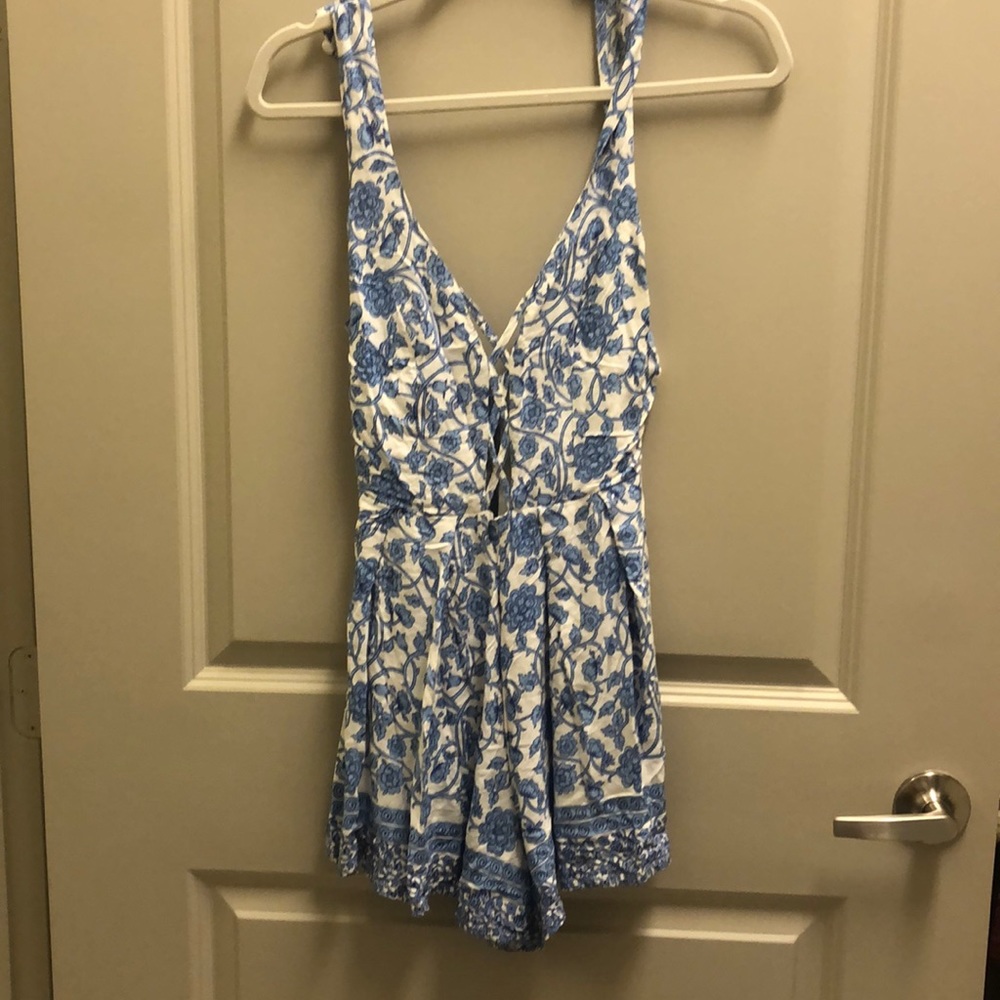 LF blue romper